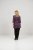 Scandinavian Caramel Flower Petals Tunic Purple - T-Shirts - 