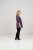 Scandinavian Caramel Flower Petals Tunic Purple - T-Shirts - 