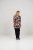 Scandinavian Caramel Flower Petals Tunic Brown - Bedruckte T-shirts für damen - 