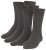 Adamo Aaron Soft-socks Charcoal 3-pack - Herrenunterwäsche & bademode - Herrenunterwäsche & Bademode in großen Größen