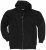 Adamo Athen Hoodie with Zipper Black - Herren-sweater und -hoodies - Herren-Sweater und -Hoodies in großen Größen