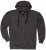 Adamo Athen Hoodie with Zipper Charcoal - Herren-sweater und -hoodies - Herren-Sweater und -Hoodies in großen Größen