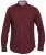 D555 Dawson Textured Shirt Dark Red - Herrenhemden - Herrenhemden in großen Größen