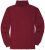Adamo Fabio Comfort fit Turtleneck Long sleeve T-shirt Burgundy - Herren-T-Shirts - Herren-T-Shirts in großen Größen