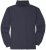 Adamo Fabio Comfort fit Turtleneck Long sleeve T-shirt Charcoal - Herren-T-Shirts - Herren-T-Shirts in großen Größen