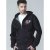 D555 Verlin Couture Full Zip Hoodie Black - Herren-sweater und -hoodies - Herren-Sweater und -Hoodies in großen Größen