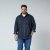 North Latitude Denim Shirt LS Blau - Herrenhemden - Herrenhemden in großen Größen