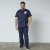North Latitude T-Shirt With Print Navyblau - TALL T-shirts - Extra lange T-Shirts Herren