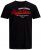 Jack & Jones Elogo T-Shirt Black - Herren-T-Shirts - Herren-T-Shirts in großen Größen