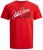 Jack & Jones Elogo T-Shirt True Red - Herren-T-Shirts - Herren-T-Shirts in großen Größen