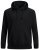 Jack & Jones Basic Hoodie Svart - Herren-sweater und -hoodies - Herren-Sweater und -Hoodies in großen Größen