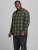 Jack & Jones Gingham L/S Shirt Dusty Olive - Herrenhemden - Herrenhemden in großen Größen