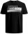 Jack & Jones Booster T-shirt Black - Herren-T-Shirts - Herren-T-Shirts in großen Größen