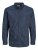 Jack & Jones JPRBLACARDIFF Print Shirt LS Navy - Herrenhemden - Herrenhemden in großen Größen