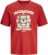 Jack & Jones XMAS Christmas Skull T-Shirt Red - Herren-T-Shirts - Herren-T-Shirts in großen Größen
