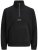 Jack & Jones Soho Half Zip Fleece Sweatshirt Black - Herren-sweater und -hoodies - Herren-Sweater und -Hoodies in großen Größen