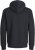Jack & Jones BRADLEY Zip Hoodi Black - Herren-sweater und -hoodies - Herren-Sweater und -Hoodies in großen Größen