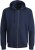 Jack & Jones BRADLEY Zip Hoodie Navy Blazer - Herren-sweater und -hoodies - Herren-Sweater und -Hoodies in großen Größen