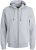 Jack & Jones BRADLEY Zip Hoodie Light Grey Melange - Herren-sweater und -hoodies - Herren-Sweater und -Hoodies in großen Größen