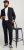 Jack & Jones SOLARIS Trousers Black - Herrenanzüge und -blazer - Herrenanzüge und -blazer in großen Größen