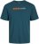 Jack & Jones CORP Logo Play 5 T-Shirt Deep Teal - Herren-T-Shirts - Herren-T-Shirts in großen Größen