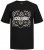 Jack & Jones JJPAISLEY T-Shirt Black - Herren-T-Shirts - Herren-T-Shirts in großen Größen