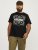 Jack & Jones JJPAISLEY T-Shirt Black - Herren-T-Shirts - Herren-T-Shirts in großen Größen