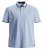 Jack & Jones PAULOS Short Sleeve Polo Light Blue/PS - Polo-shirts für herren - Polo-Shirts für Herren in großen Größen