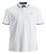 Jack & Jones PAULOS Short Sleeve Polo White/PS - Polo-shirts für herren - Polo-Shirts für Herren in großen Größen