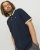Jack & Jones PAULOS Short Sleeve Polo Dark Navy/NEON - Polo-shirts für herren - Polo-Shirts für Herren in großen Größen