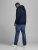 Jack & Jones Elogo Sweat Hood Navy Blazer - Herren-sweater und -hoodies - Herren-Sweater und -Hoodies in großen Größen