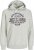 Jack & Jones 2 COL LOGO Hoodie White Melange - Herren-sweater und -hoodies - Herren-Sweater und -Hoodies in großen Größen