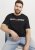 Jack & Jones Corp Logo Crew Neck T-Shirt Black - Herren-T-Shirts - Herren-T-Shirts in großen Größen