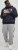 Jack & Jones CORP LOGO Large Print Hoodie Navy Blazer - Herren-sweater und -hoodies - Herren-Sweater und -Hoodies in großen Größen