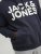 Jack & Jones CORP LOGO Large Print Hoodie Navy Blazer - Herren-sweater und -hoodies - Herren-Sweater und -Hoodies in großen Größen