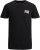 Jack & Jones CORP Logo T-Shirt Black - Herren-T-Shirts - Herren-T-Shirts in großen Größen