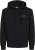Jack & Jones CORP LOGO Small Print Hoodie Black - Herren-sweater und -hoodies - Herren-Sweater und -Hoodies in großen Größen