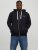 Jack & Jones JJSTAMP ZIP Hoodie Black - Herren-sweater und -hoodies - Herren-Sweater und -Hoodies in großen Größen