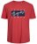 Jack & Jones JORJOSHUA T-shirt Red - Herren-T-Shirts - Herren-T-Shirts in großen Größen