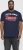 Jack & Jones LOGO O-Neck T-Shirt Dark Blue - Herren-T-Shirts - Herren-T-Shirts in großen Größen