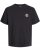  Jack & Jones Jackie Crew Neck T-Shirt Black - Herren-T-Shirts - Herren-T-Shirts in großen Größen