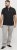 Jack & Jones Fusion Pique Zipper Polo Black - Polo-shirts für herren - Polo-Shirts für Herren in großen Größen