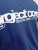 Jack & Jones Union Front & Back Print Crew Neck T-Shirt Beaucoup Blue - Herren-T-Shirts - Herren-T-Shirts in großen Größen