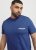 Jack & Jones Union Front & Back Print Crew Neck T-Shirt Beaucoup Blue - Herren-T-Shirts - Herren-T-Shirts in großen Größen