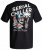 Jack & Jones JJCHILLER With Back Print Black - Herren-T-Shirts - Herren-T-Shirts in großen Größen