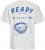 Jack & Jones Charge Crew Neck Printed T-Shirt White - Herren-T-Shirts - Herren-T-Shirts in großen Größen