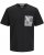  Jack & Jones Tavira Aop Pocket Crew Neck T-Shirt Black - Herren-T-Shirts - Herren-T-Shirts in großen Größen