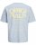 Jack & Jones Tavira Type Crew Neck T-Shirt Skyway - Herren-T-Shirts - Herren-T-Shirts in großen Größen