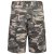 Kam Jeans 329 Short Charcoal Camo - Herrenshorts - Herrenshorts in großen Größen