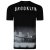 Kam Jeans 5229 Brooklyn T-shirt Black - Herren-T-Shirts - Herren-T-Shirts in großen Größen